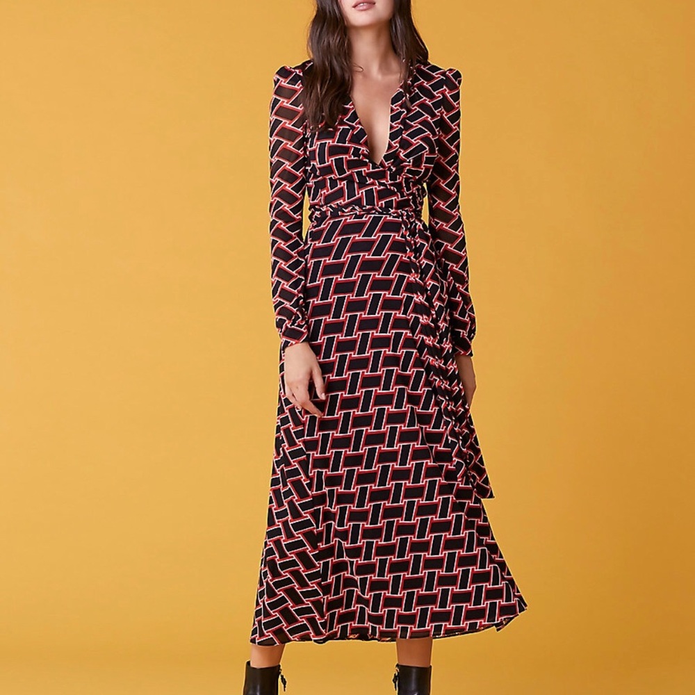 Dvf Phoenix Wrap dress